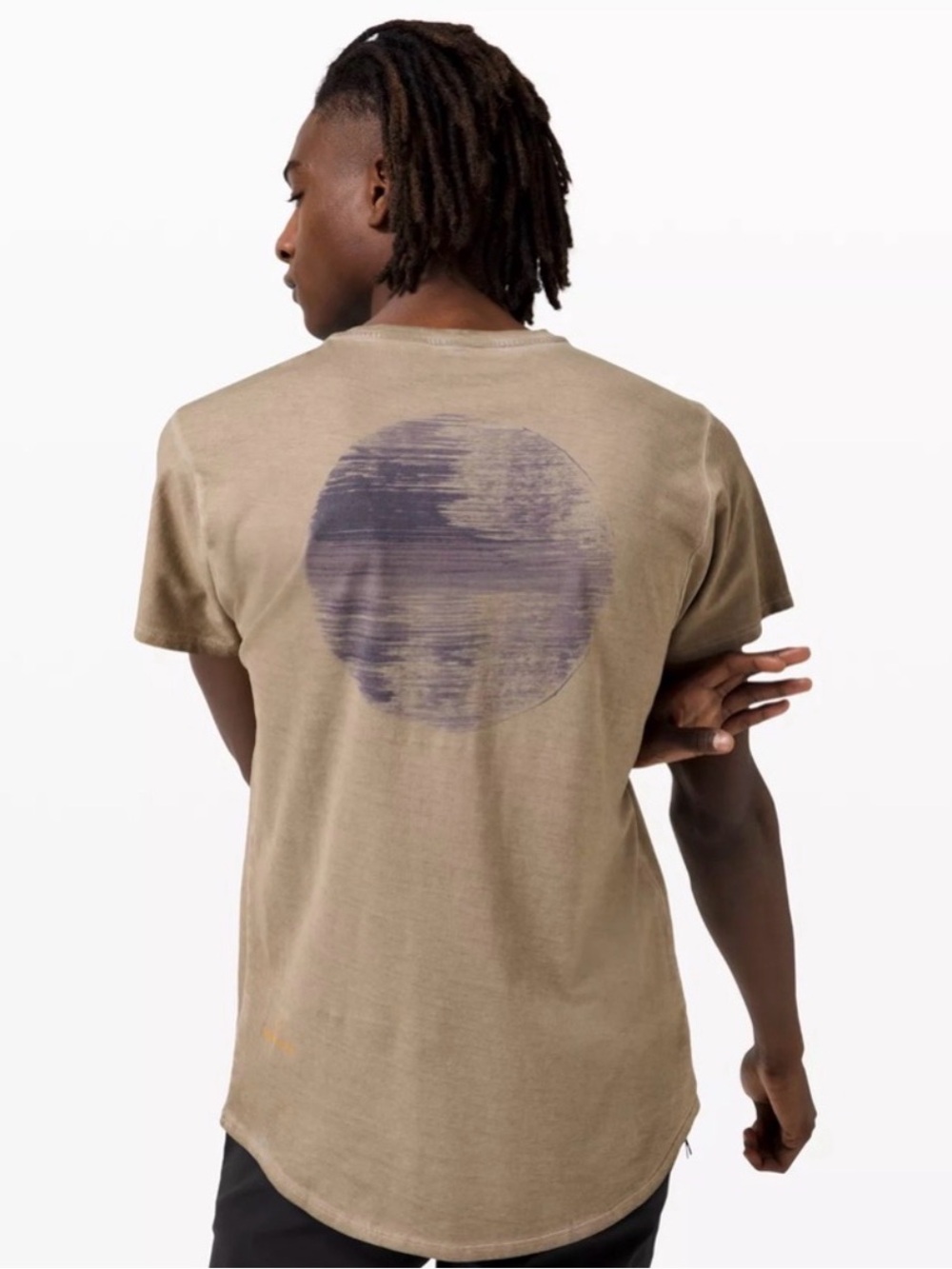 lululemon athletica x Robert Geller Men's Take The Moment Tee in Washed Nomad